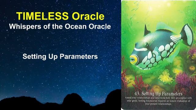 43 Setting Up Parameters, WHISPERS OF THE OCEAN ORACLE CARDS смотреть онлайн