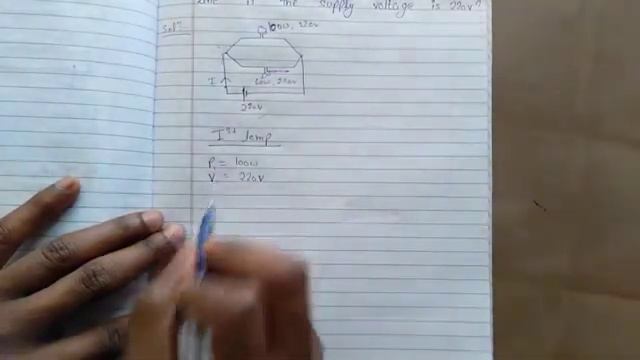 Electricity ll Exercise no.15 Two lamps one rated 100W at 220V, and the other 60W at 220V are conne смотреть онлайн