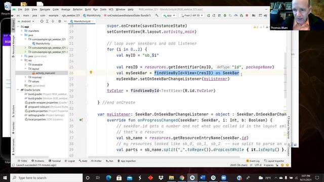 Android Multiple Seekbars -- Choosing an RGB Color смотреть онлайн