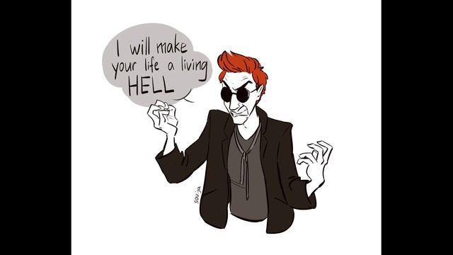 Good Omens (озвучка двух комиксов) - Ах ты змей! смотреть онлайн