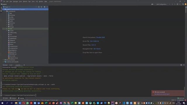 Социальная сеть Laravel 8 + Vue.js 3 Урок 1 - УСТАНОВКА смотреть онлайн