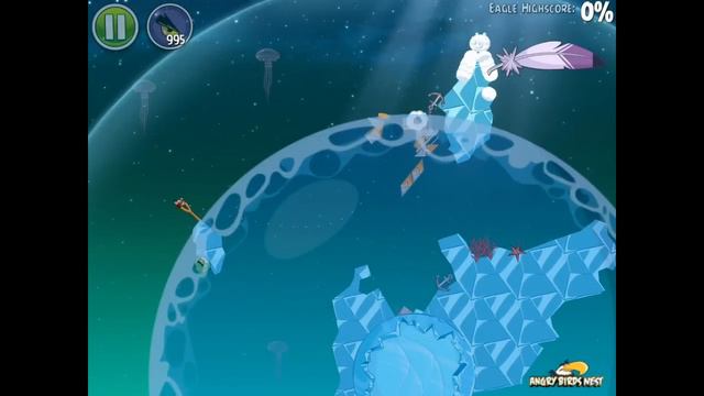 Angry Birds Space Pig Dipper 6-14 Space Eagle Walkthrough смотреть онлайн