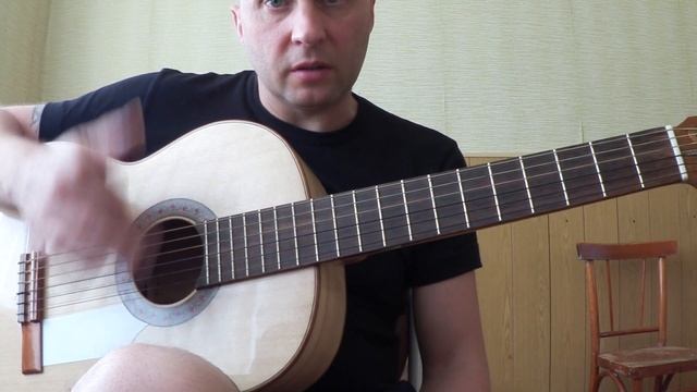 Испанская музыка на гитаре.Урок.Разбор смотреть онлайн