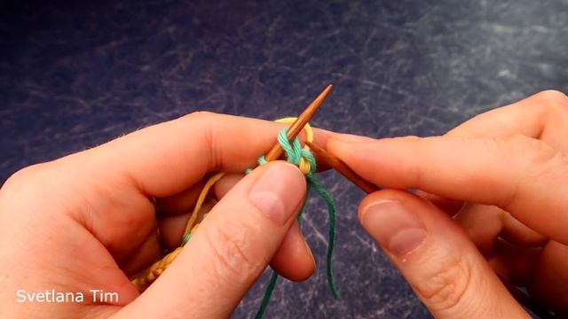 УЗОРЫ СПИЦАМИ, ВЯЗАНИЕ. Узор Ленивый Жаккард "Цветные Полосочки" для вязания детских вещей № 588 смотреть онлайн