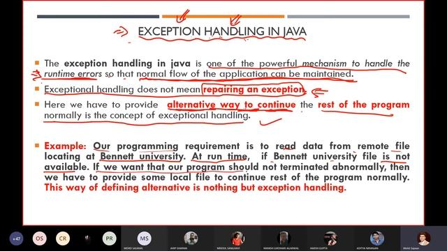 Object oriented programming using java: Exception Handling in Java смотреть онлайн