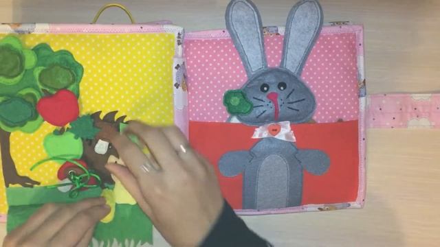 Моя первая развивающая книга для доченьки из фетра смотреть онлайн