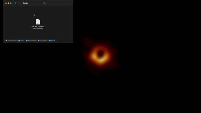 UntitledBlack hole on my Desktop. Part II. With Hawking radiation смотреть онлайн