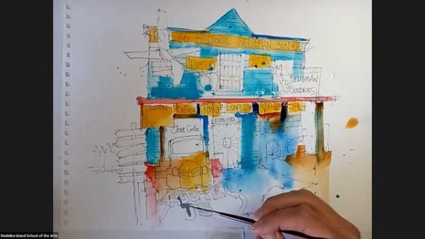 90-minute FREE sketching Demo with Urban Sketcher Ian Fennelly!