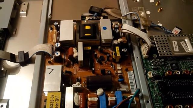 Самостоятельный ремонт телевизорa Samsung le26r81b (ремонт блока питания) смотреть онлайн