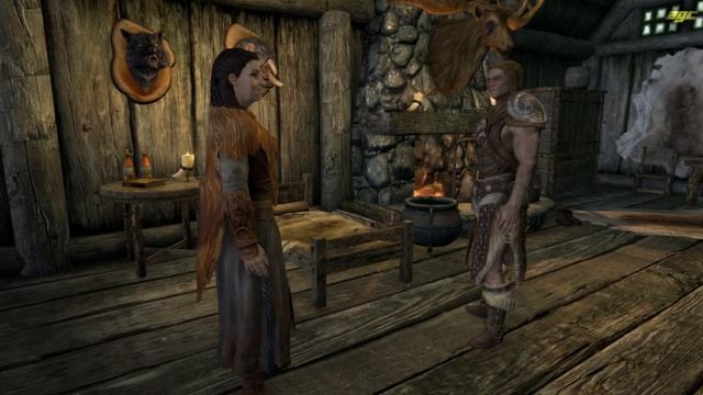 Jarl Of Morthal Confronts Falion - Accidently Cut Scene In Skyrim смотреть онлайн
