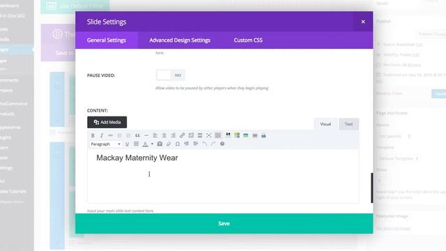 Wordpress adding homepage slide images with Divi Builder смотреть онлайн