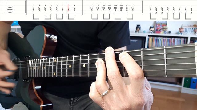 TUTO des meilleurs riffs de guitare de BLINK 182 смотреть онлайн