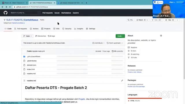 React JS F - FGA DTS Kominfo x Progate Week 1 Sesi 2 смотреть онлайн