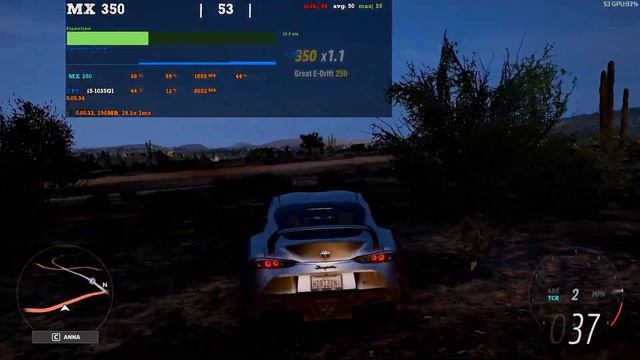 Forza Horizon 5 on MX 350 | i5 -1035G1 & 16GB Ram | смотреть онлайн