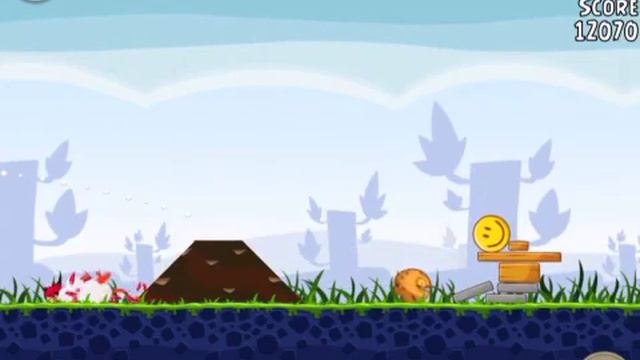 Angry Birds Classic - Level 1-3 3 Star Walkthrough Poached Eggs смотреть онлайн