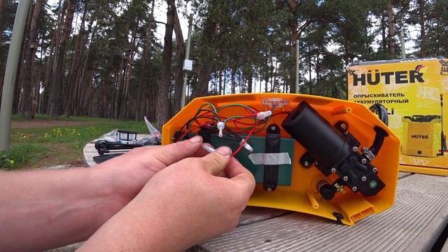 Ого!!!Приобрели Аккумуляторный Опрыскиватель Huter!!!Опрыскиваем Картошку от Сорняков Лазуритом!!!