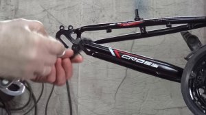 Установка заднего переключателя на раму без «петуха».