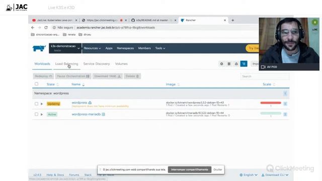 JacLive: Kubernetes Leve com K3S + K3D смотреть онлайн