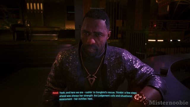 Reed accurately describes Songbird - Cyberpunk Phantom Liberty смотреть онлайн