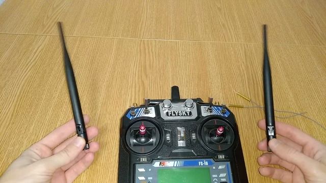 Как увеличить дальность и качество сигнала на аппаратуре Flysky FS-I6. Antenna-mod. смотреть онлайн