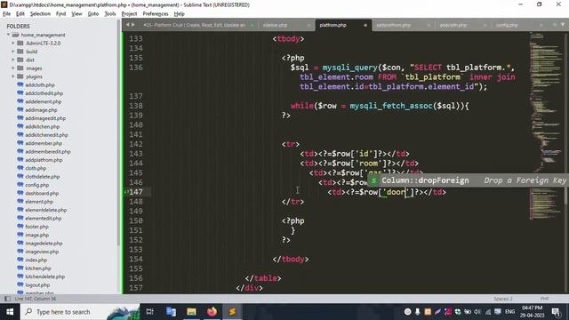 #25- Platform CRUD from Two Tables in PHP | SQL Joins PHP | Home Management System in PHP | Hindi смотреть онлайн