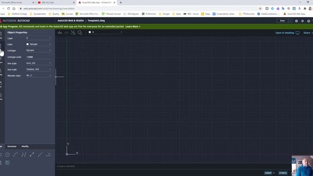 Basic 'template' in web.autocad смотреть онлайн