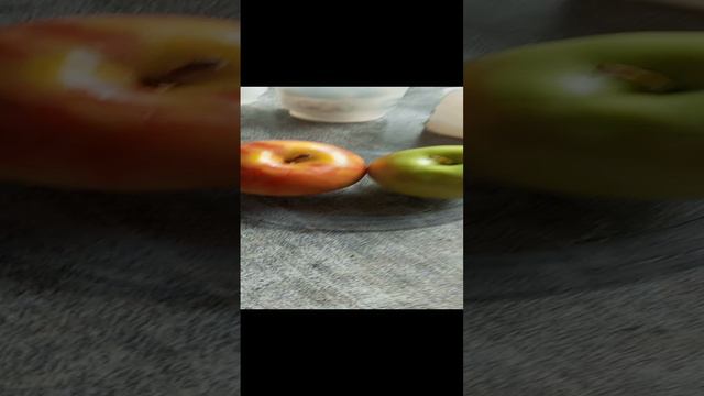 Готовые яблочки из мыла🍏🍎#shorts