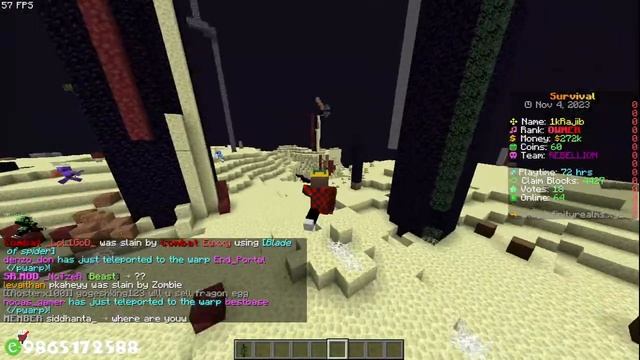 Biggest Endwar In Infinity Realms | Minecraft Nepal смотреть онлайн