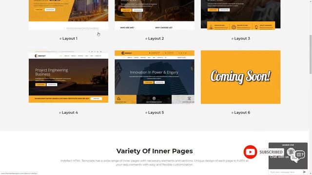Indofact - Industry and factory WordPress Theme смотреть онлайн