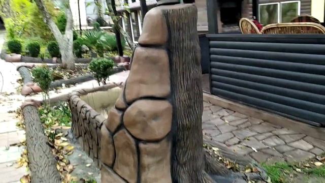 Арт-бетон фонтан.