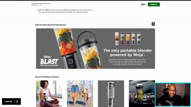 Ninja Blast Portable Blender Revealed! смотреть онлайн