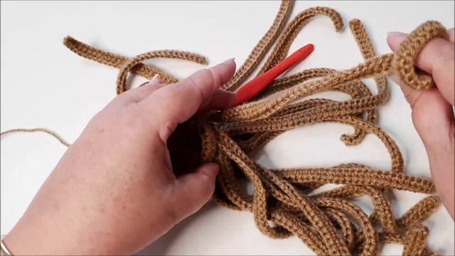 CABELO DA BONECA MELISSA - Amigurumi - #2 Liso, longo, franjas смотреть онлайн