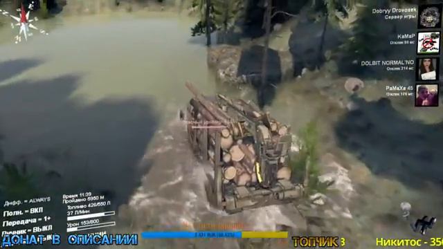 SpinTires Карта:«Три равнины» смотреть онлайн
