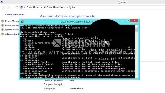 How To Install and Run Java Jdk In Windows 8.1 смотреть онлайн