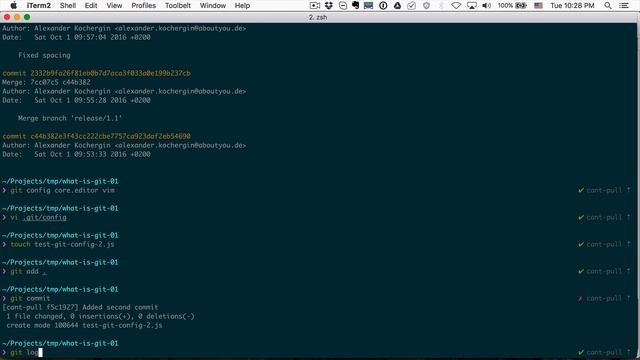Git - #9 - настройки и алиасы смотреть онлайн