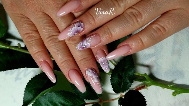 ? Нежный, цветочный дизайн ногтей. смотреть онлайн