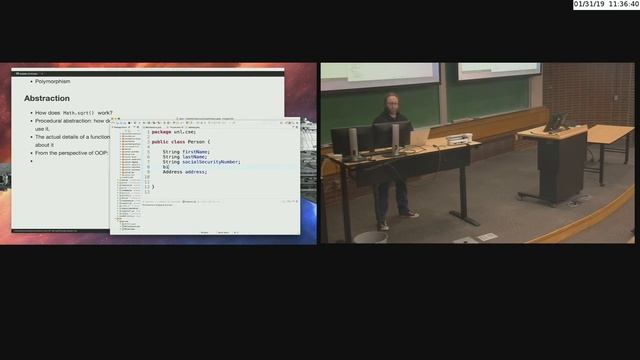 Lecture 2.1 - Object Oriented Programming смотреть онлайн