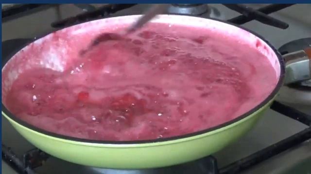 жареное малиновое варенье- заготовка на зиму-почти джем смотреть онлайн