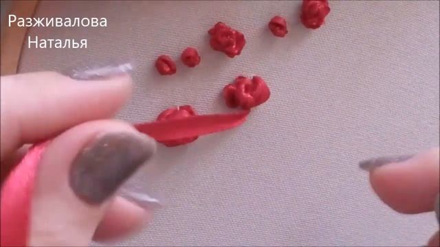 МК. Розы из узкой ленты. Разные способы. Roses from a narrow ribbon. Different ways. Step by step. смотреть онлайн