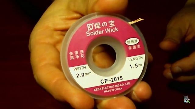 Китаец-приколист и медная оплетка для удаления припоя смотреть онлайн
