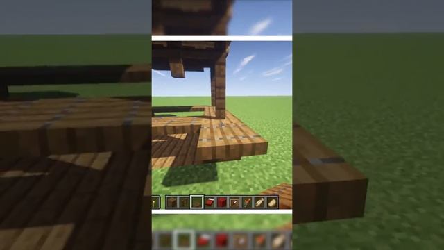 КАК ПОСТРОИТЬ СРЕДНЕВЕКОВЫЙ МАГАЗИН #shorts ► ДЛЯ ЖИТЕЛЕЙ В МАЙНКРАФТЕ