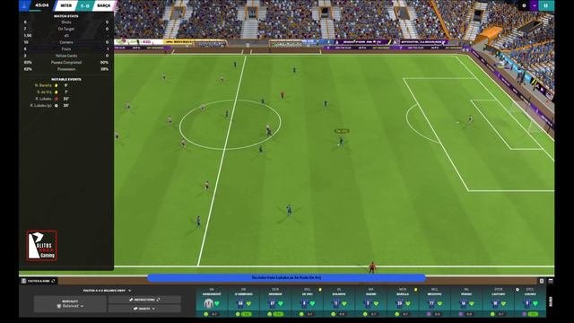 FM21 | Inter Milan Vs Barcelona | Tested 4-4-2 Wing Tiki-Taka | Inter - 20 Shots / Barca - 0 Shots смотреть онлайн