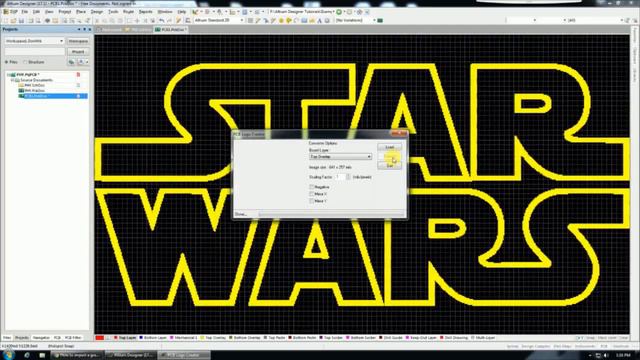 Altium Tutorial - How to create a custom logo (star wars) Adding logo to PCB смотреть онлайн