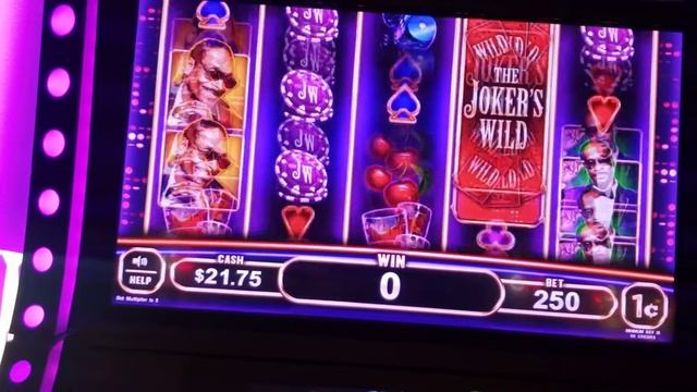 Snoop Dogg The Jokers Wild Slot El Cortez Casino Downtown Las Vegas Fremont Street Tons of Bonuses! смотреть онлайн