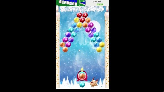 CHRISTMAS BUBBLE SHOOTER SamSung/Apple Video Game First Look Play Through смотреть онлайн