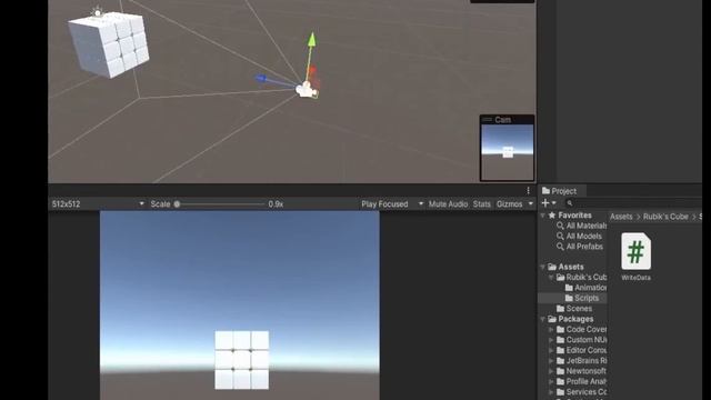 Rubik's Cube Synthetic Dataset for YOLO Using Blender and Unity смотреть онлайн