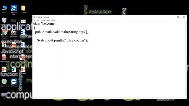 Java Tutorial | first prgm and how to execute in Tamil (part- 3) смотреть онлайн