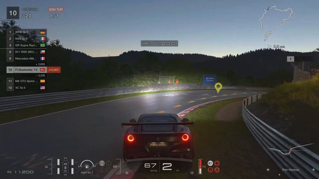 Gran Turismo 7_World GT Series Nürburgring[F12 Berlinetta] смотреть онлайн