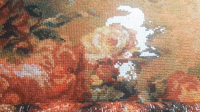 Финиш!!! #Розы Ренуара от #Риолис наконец-то завершены!!! смотреть онлайн