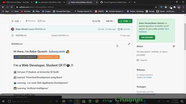 How to Make Attractive Github Proflie | Github Readme impressive Profile for Developer | смотреть онлайн